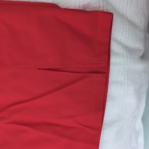 Cherry Red Pencil Skirt + Black Belt - Picture 7 of 8